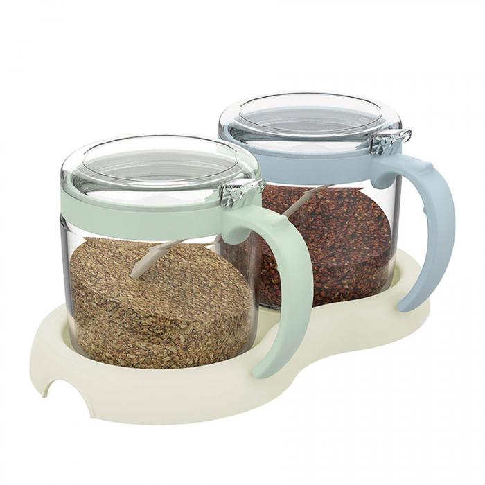 玻璃套裝調(diào)味瓶(兩個