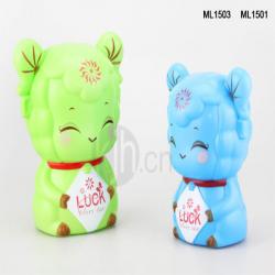 幸運(yùn)大、小卡通羊儲(chǔ)錢(qián)