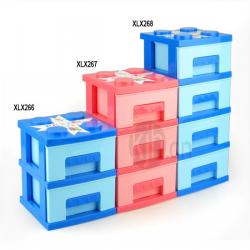 積木小層柜（正方2小、3